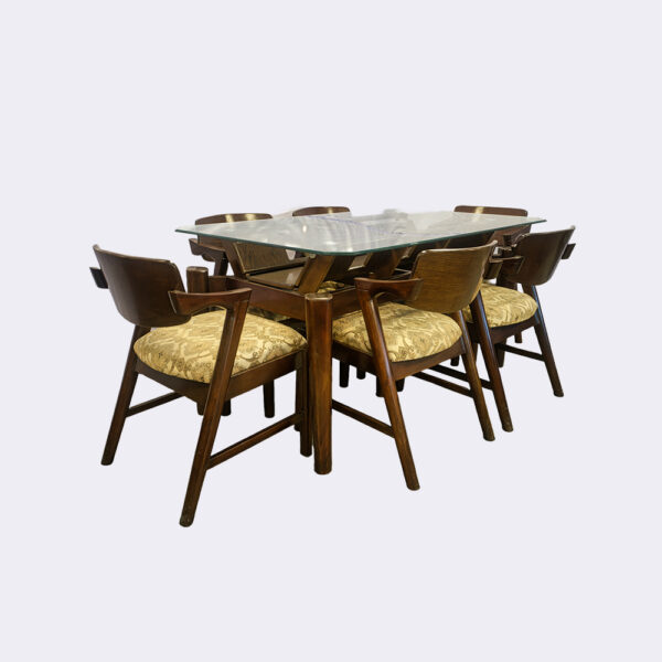 Oak Marble Dining Table