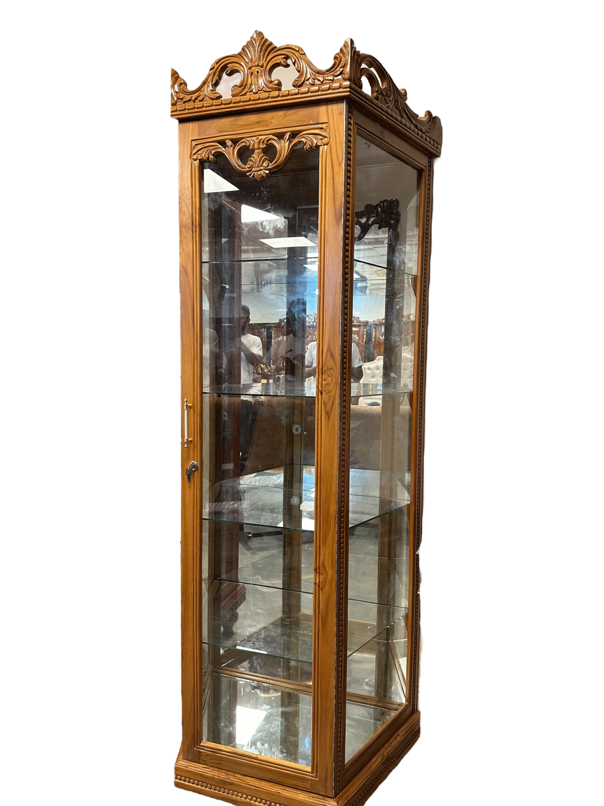 Corner Showcase (Sagun Wood) - Image 2