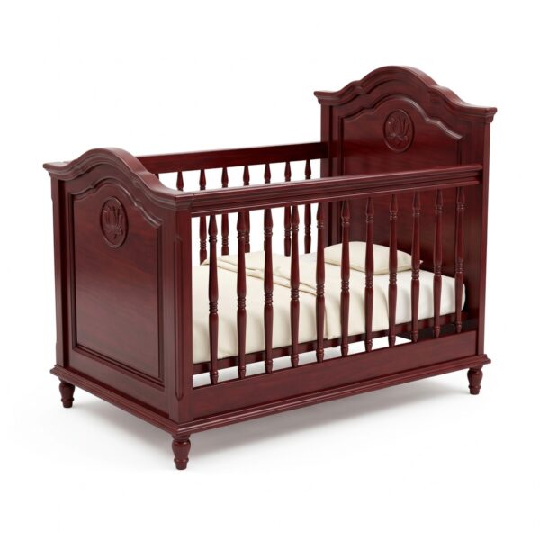 WoodParkBD_Bed_Baby_Mahogany_1200_01 Baby Bed (Mahogany Wood)