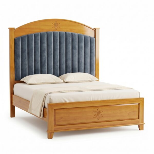 WoodParkBD_Bed_Lily_Sagun_1200_02 Lily Bed (Sagun Wood)
