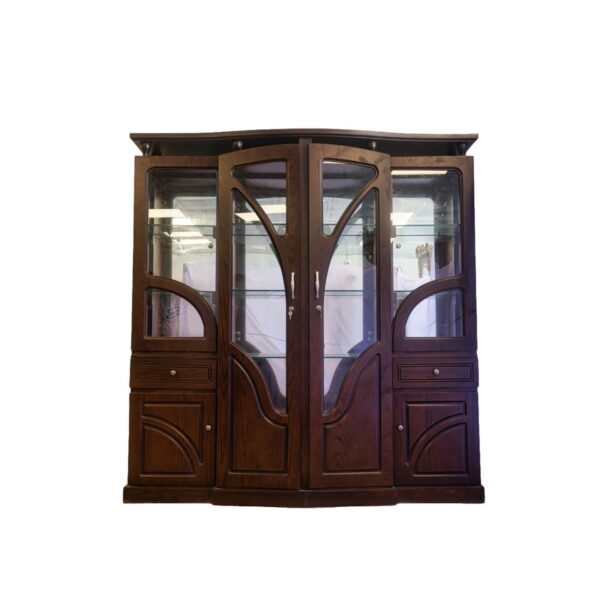 Arched Glass Showcase Almirah
