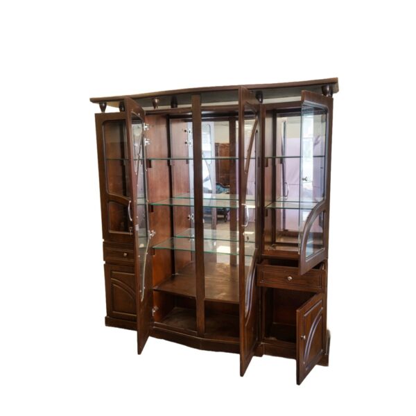 Arched Glass Showcase Almirah