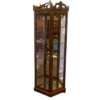 Carved Crown Corner Cabinet