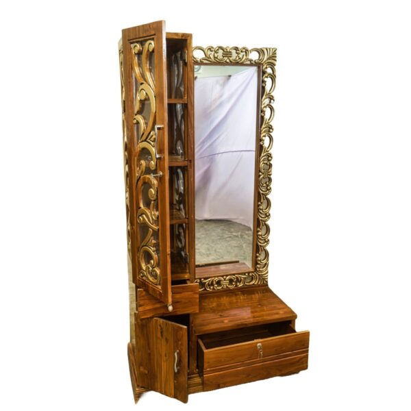 Carved Mirror Dressing Cabinet Carved Mirror Dressing Cabinet