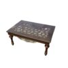Carved Square Sofa Table Carved Square Sofa Table