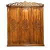 Carved Three Door Almirah