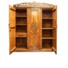 Carved Three Door Almirah