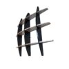 Curved Grid Wall Shelf