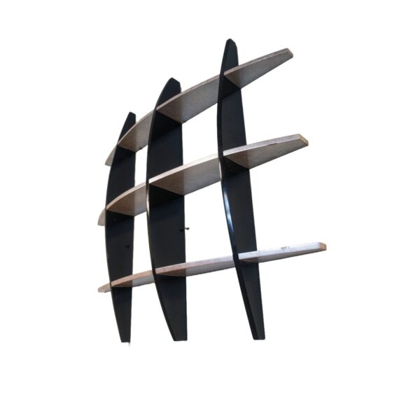 Curved Grid Wall Shelf