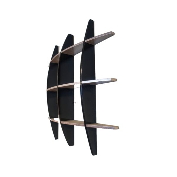 Curved Grid Wall Shelf