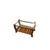 Glass Top Slatted Sofa Table Glass Top Slatted Sofa Table