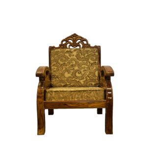 Gold Carved Single Sofa Gold Carved Single Sofa