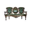 Green Tufted Royal Sofa