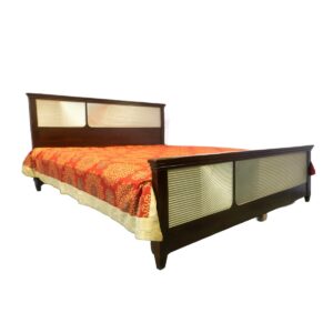 Modern Cream Panel Bed Modern Cream Panel Bed