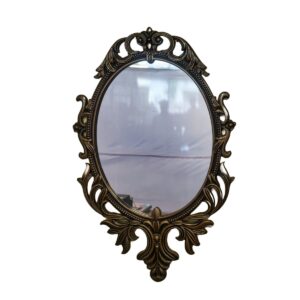 Oval Black Ornate Mirror Oval Black Ornate Mirror