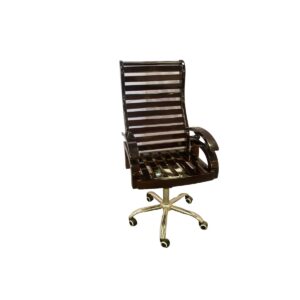Slatted Swivel Office Chair
