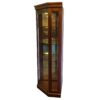 Slim Glass Corner Cabinet