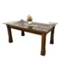 Square Glass Top Dining Table