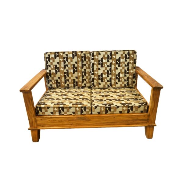 Wooden Pattern Double Sofa Wooden Pattern Double Sofa