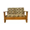 Wooden Pattern Double Sofa Wooden Pattern Double Sofa
