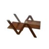 Zigzag Wooden Tea Table